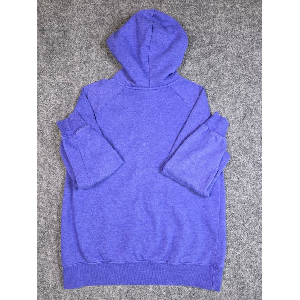 The North Face Sweatshirt Womens Medium Purple Heather Logo Pullover Hoodie - Picture 8 of 11